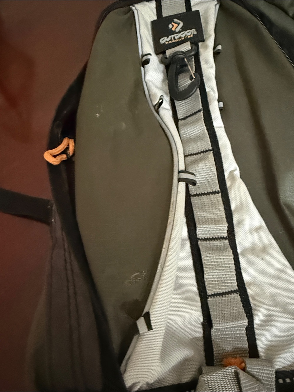Outdoor Products Olive Green Daypack with Gray Accent